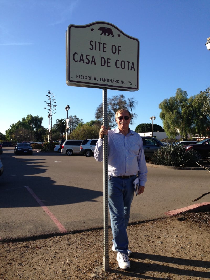 CHL #75 - Casa de Cota Site Street Sign