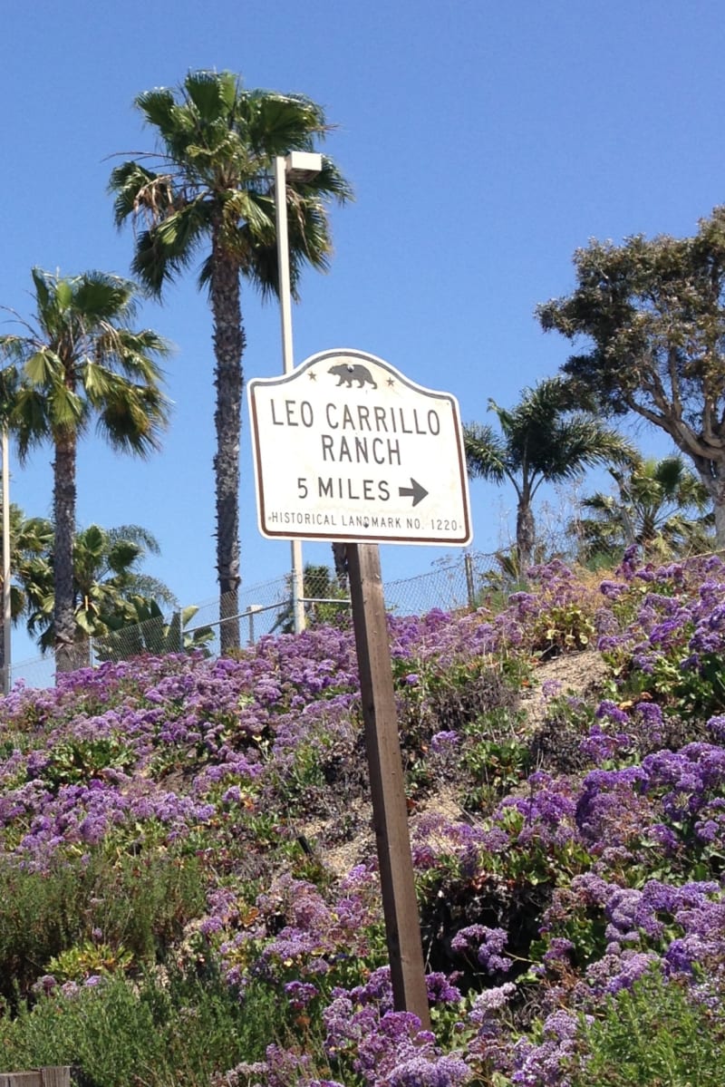CHL #1020 Carrillo Ranch Sign (notice the incorrect CHL number)