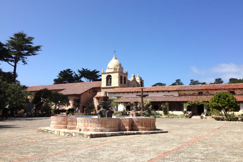 CHL #135  Mission San Carlos Borromeo de Carmelo, Plaza