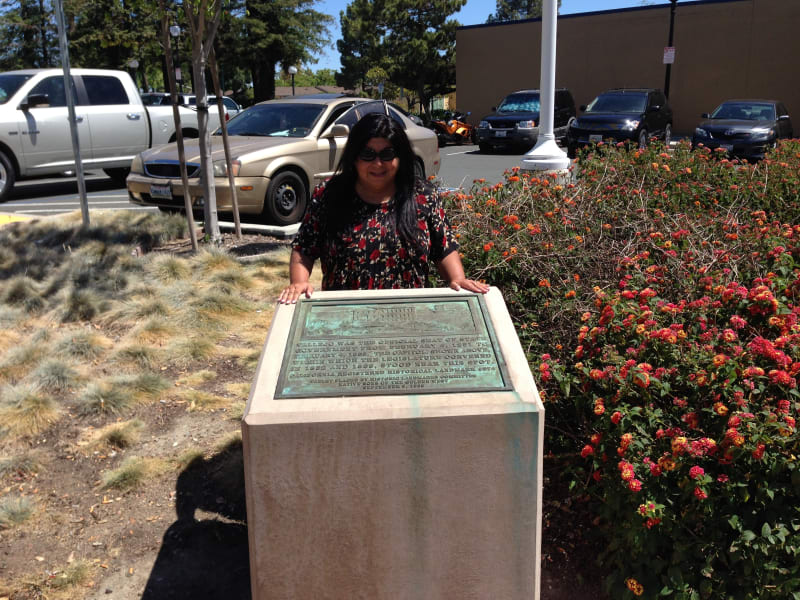 CHL #574 State Capitol in Vallejo State Plaque