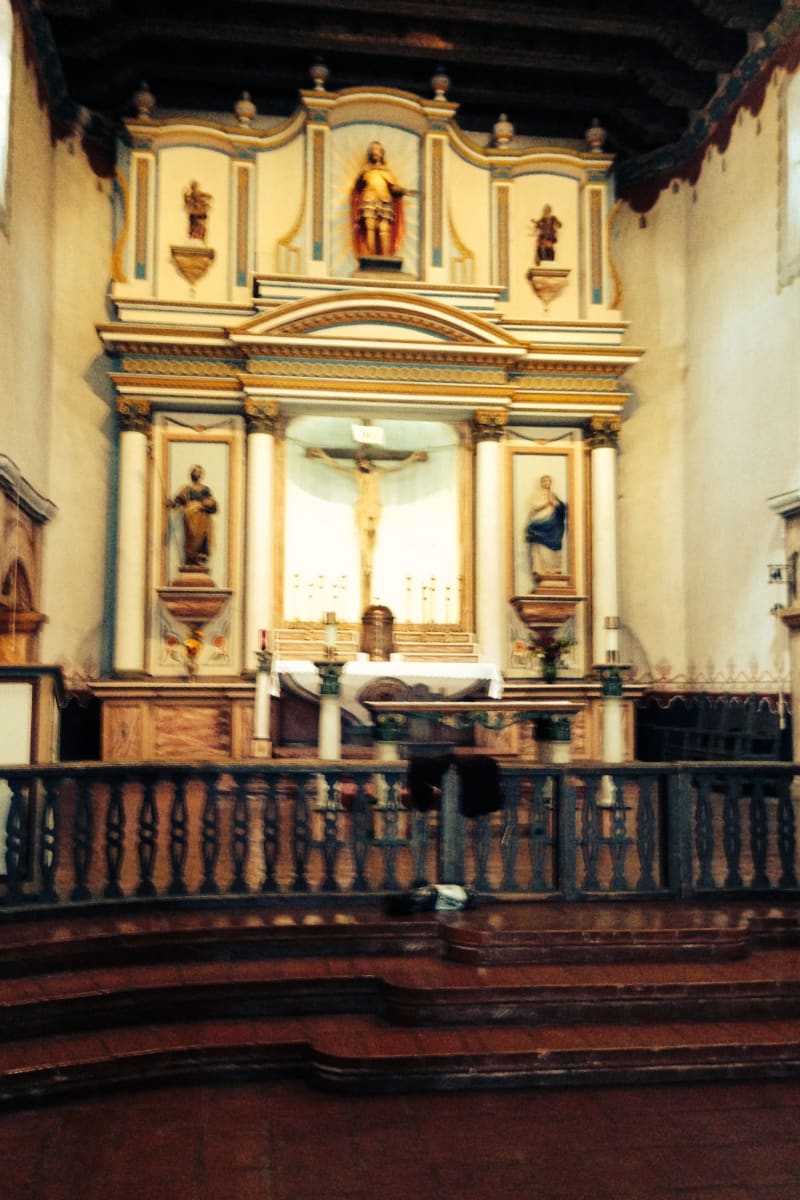 CHL #239 Mission San Luís Rey de Francia-- Front altar