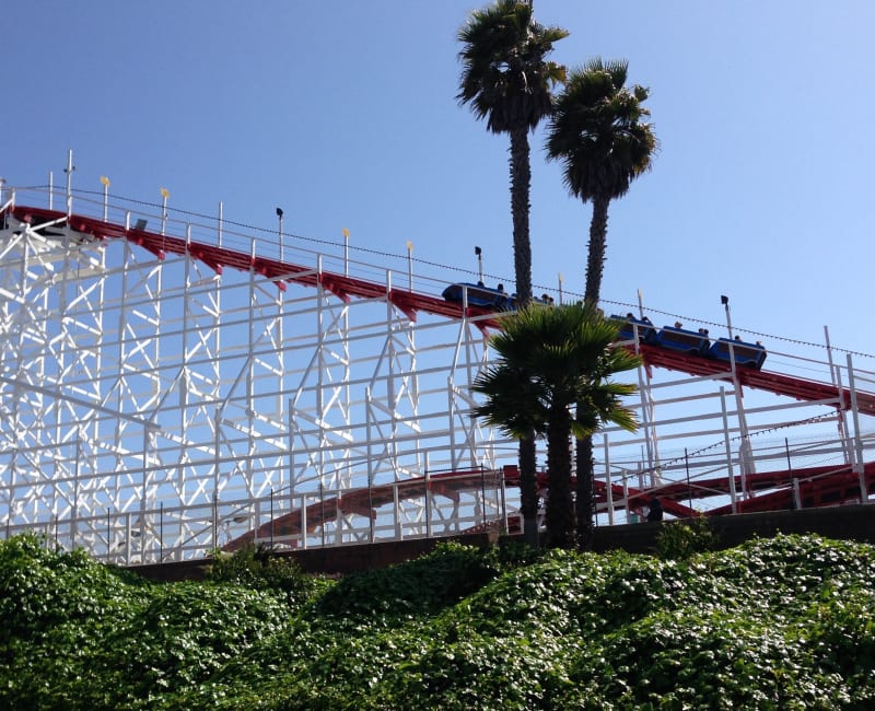 NO. 983 SANTA CRUZ BEACH BOARDWALK -  Dipper Roller Coaster