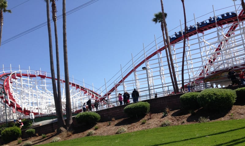 NO. 983 SANTA CRUZ BEACH BOARDWALK -  Dipper Roller Coaster