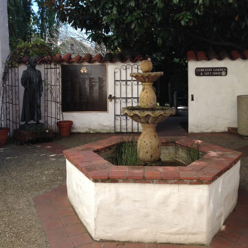 CHL #327 - Mission San Francisco de Asís (Mission Dolores) -Courtyard