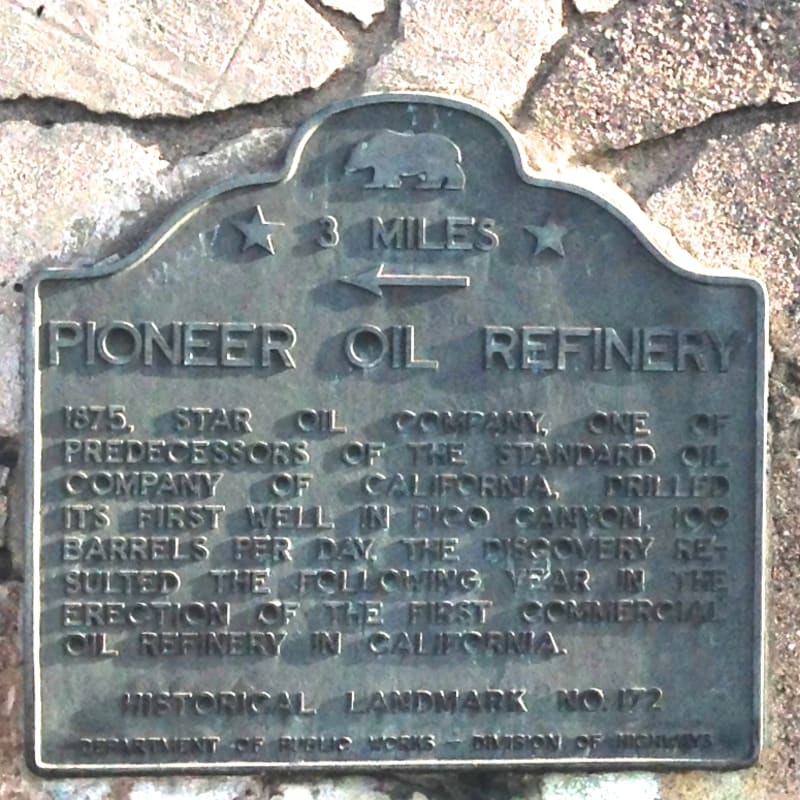 CHL #172 - Pioneer Oil Refinery State Plaque