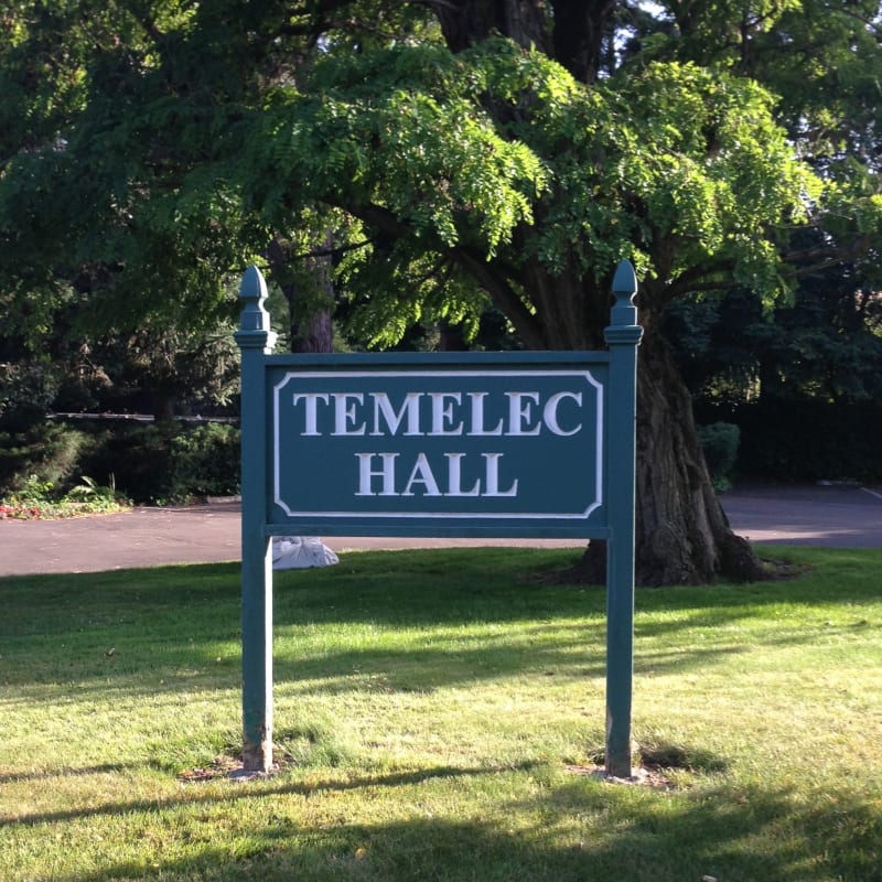 CHL #237 - Temelec Hall Street Sign