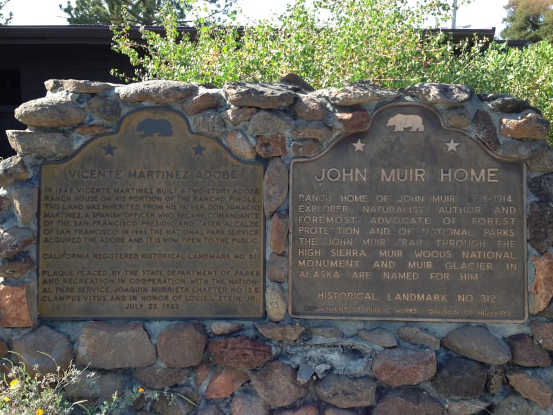 CHL #312 - John Muir National Historic Site Plaques in Parking Lot