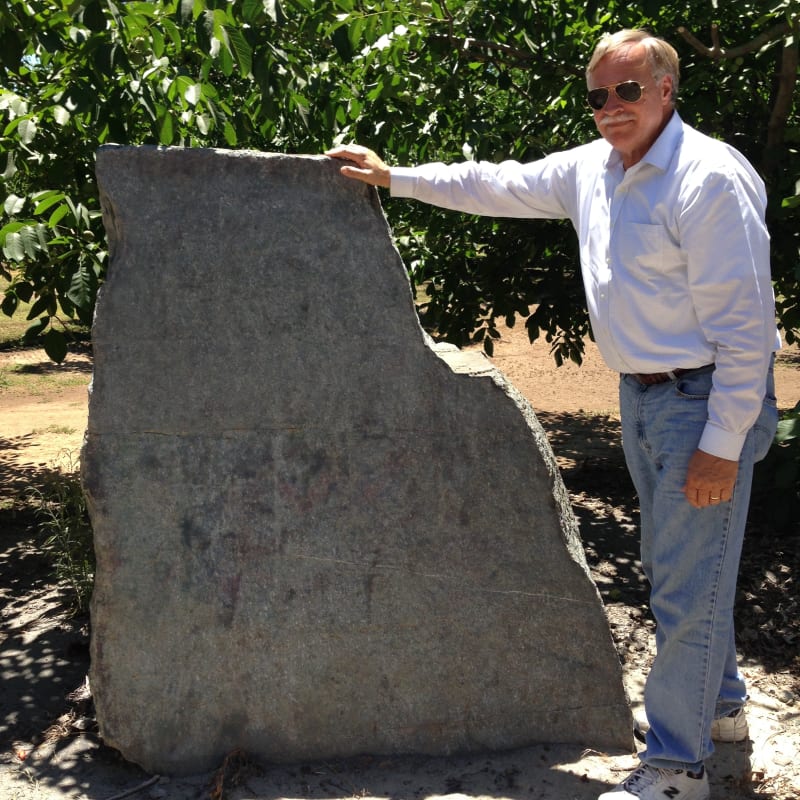 NO. 162 SITE OF MOKELUMNE CITY, State Plaque is Missing