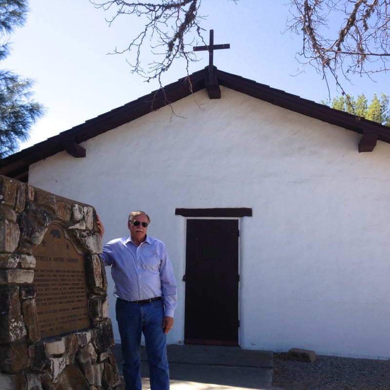 CHL #542 Estrella Adobe Church Marker