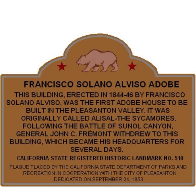 Plaque removed due to incorrect information. Fremont did not stay there.