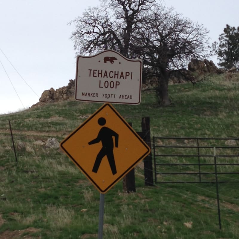 CHL #508 - Tehachapi Loop Street Sign