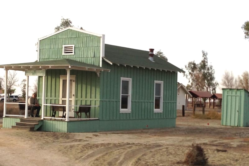 CHL #1047  Allensworth Library and Outhouse