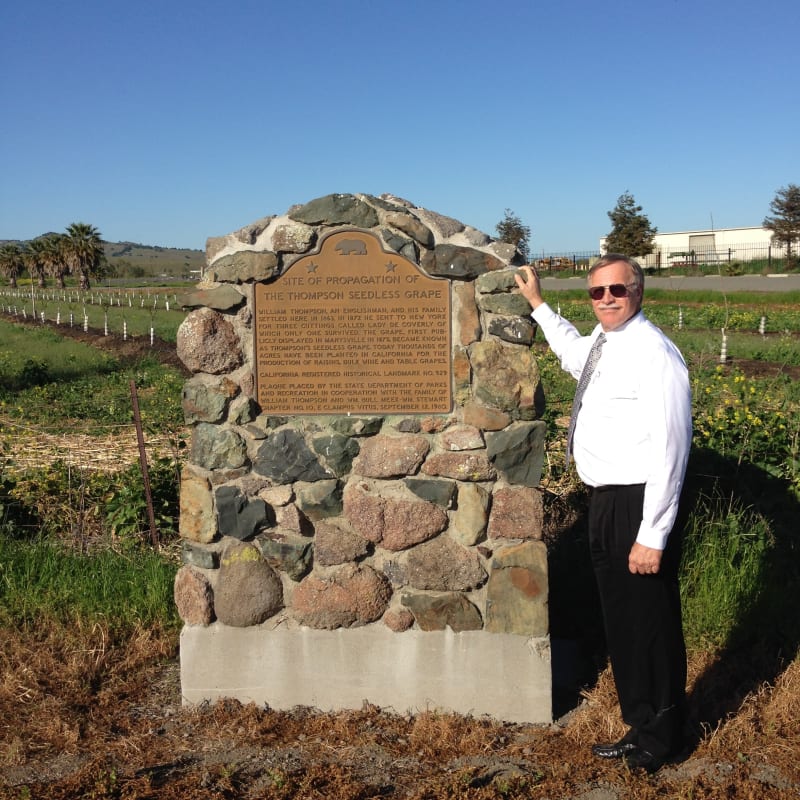 CHL No. 929 Thompson Seedless Grape Site Marker