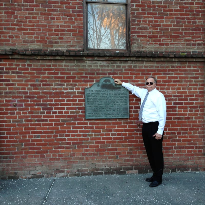 CHL No. 851 Woodland Opera House Marker