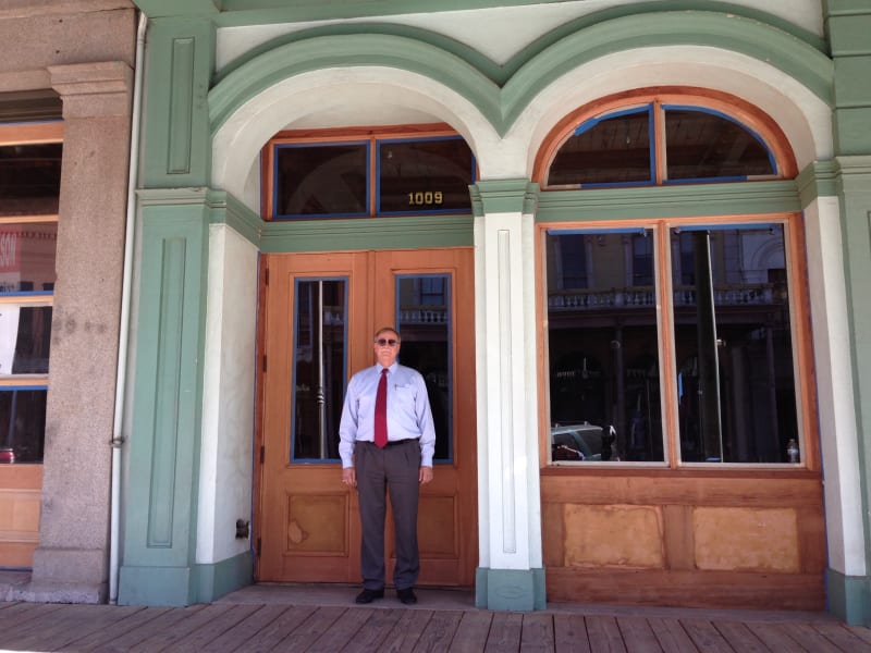 CHL No. 609  Mills Bank Building Front Door