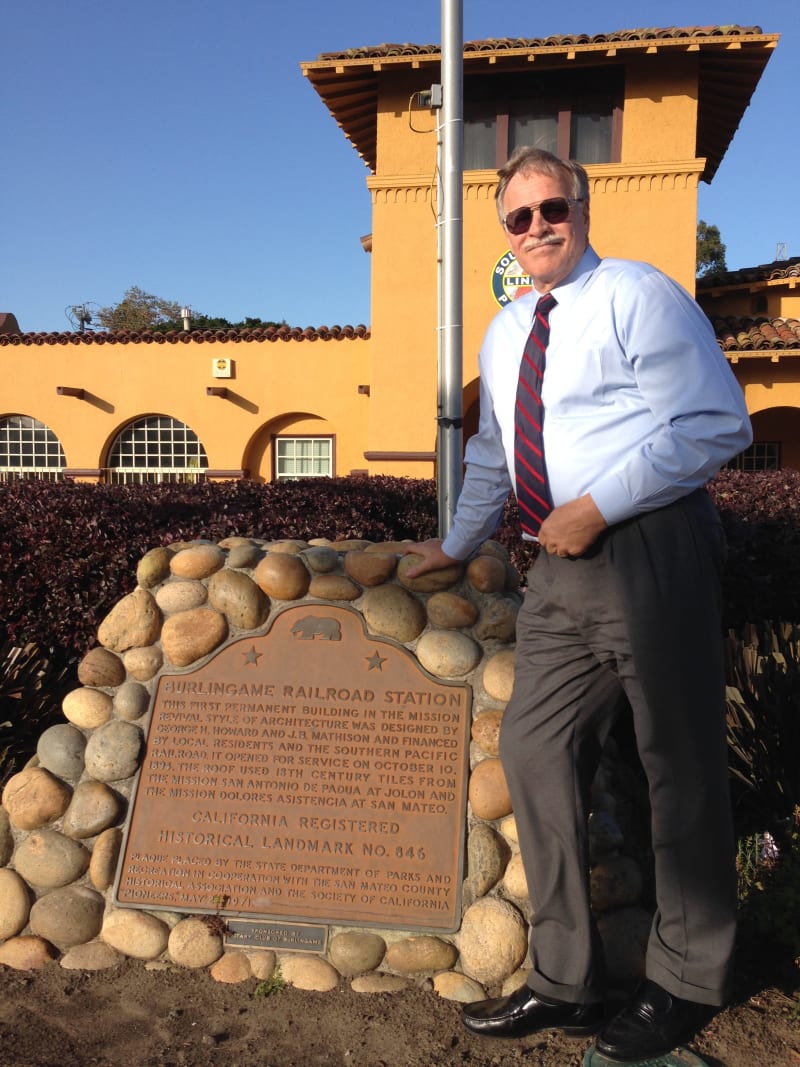 NO. 846 BURLINGAME RAILROAD STATION Maker