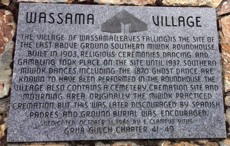 NO. 1001 WASSAMA ROUNDHOUSE, Private Plaque