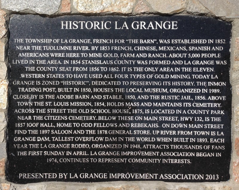 NO. 414 LA GRANGE, City Plaque