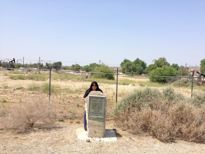 NO. 137 GORDON'S FERRY ON THE KERN RIVER, Marker