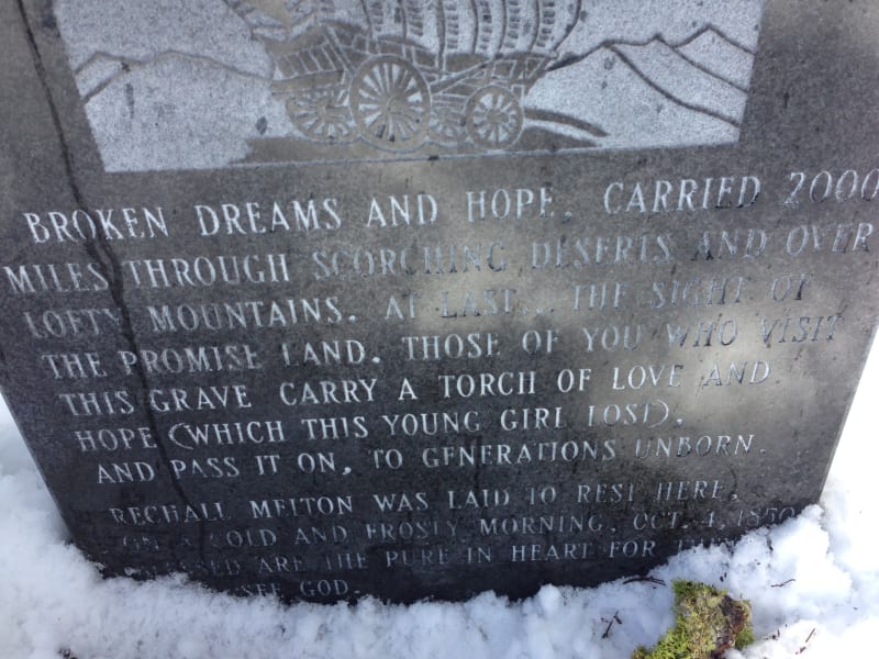 NO. 28 MAIDEN'S GRAVE, Memorial 