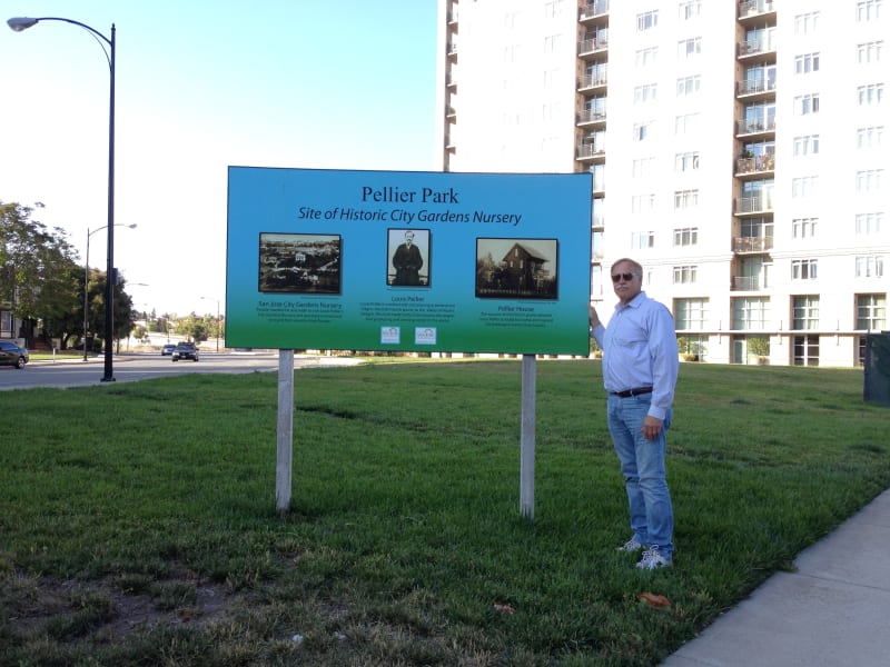 NO. 434 SITE OF CITY GARDENS - NURSERY OF LOUIS PELLIER