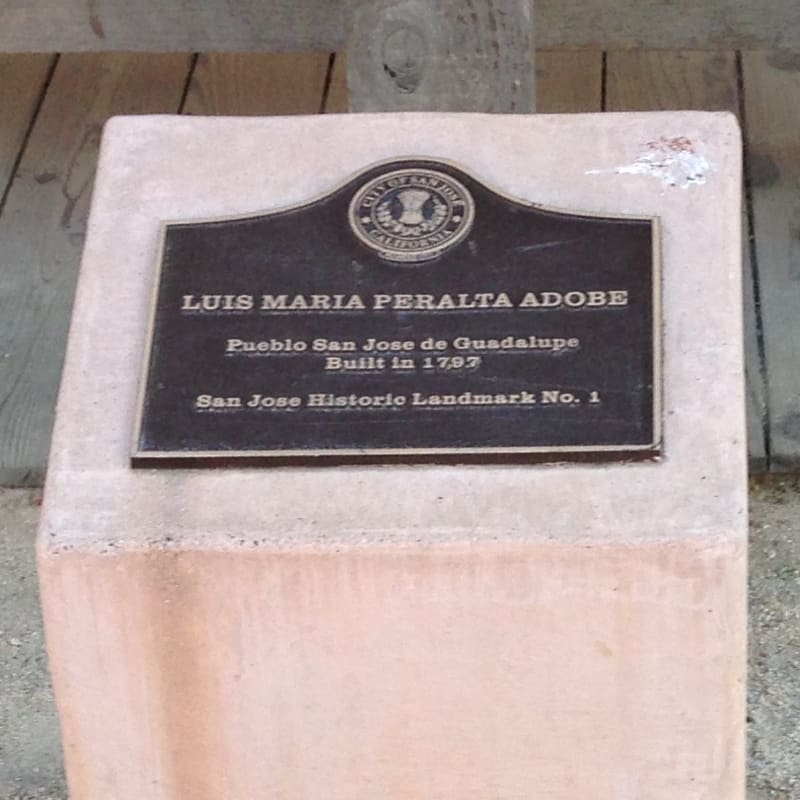 NO. 866 LUÍS MARÍA PERALTA ADOBE - Private Plaque