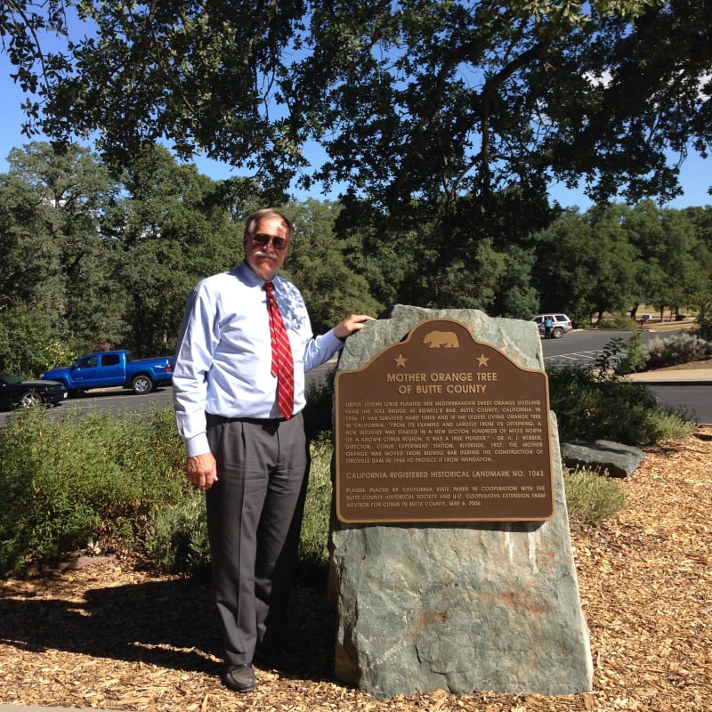 NO. 1043 Mother Orange Tree of Butte County - Marker