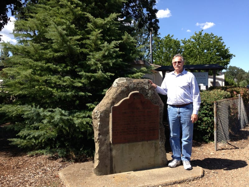 NO. 467 ST. HELENA TOLL ROAD AND BULL TRAIL - Marker