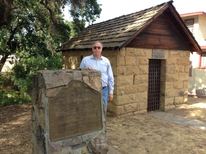 NO. 429 LOWER LAKE STONE JAIL - Marker