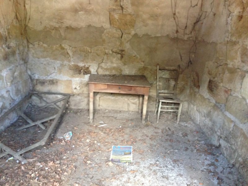 NO. 429 LOWER LAKE STONE JAIL - Interior