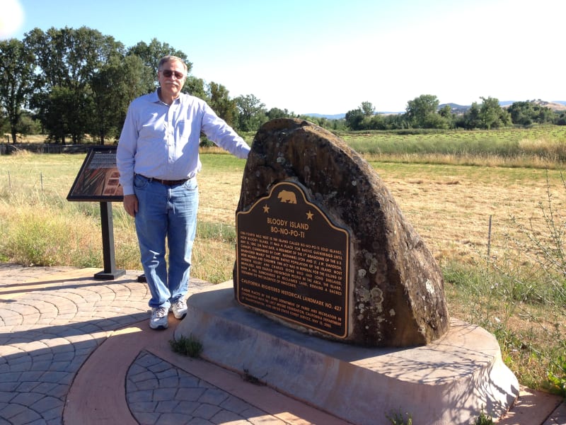 NO. 427 THE BATTLE OF BLOODY ISLAND - Marker