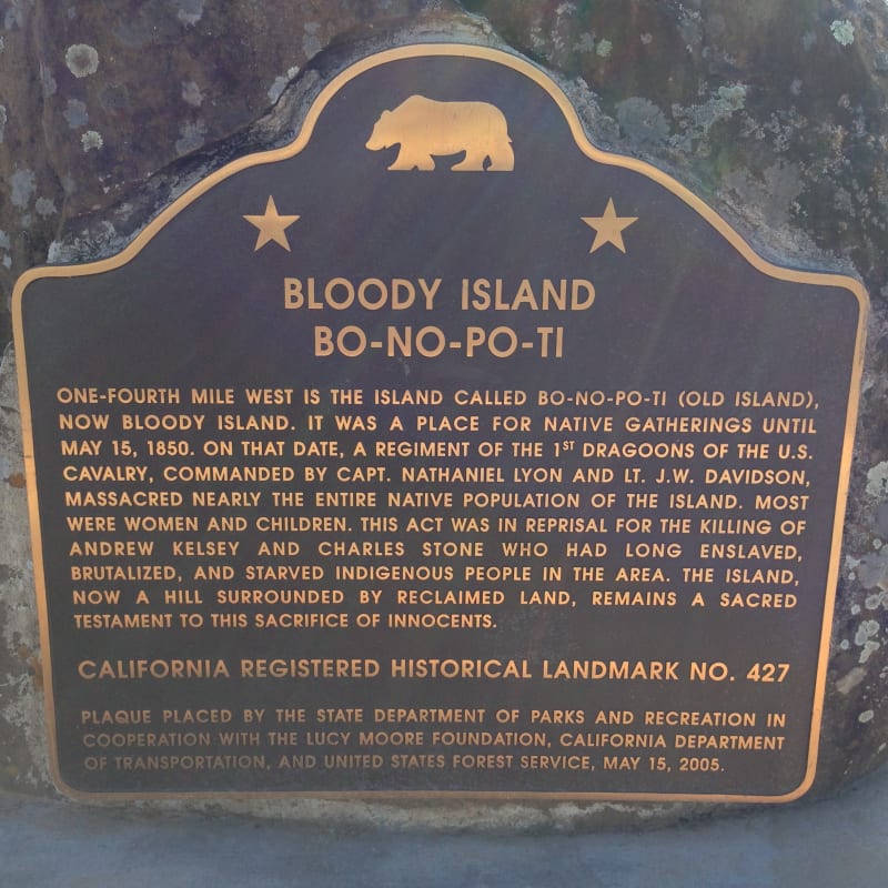 NO. 427 THE BATTLE OF BLOODY ISLAND - State Plaque