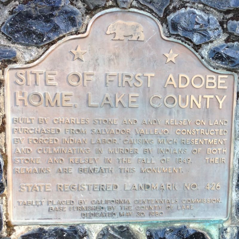 NO. 426 SITE OF STONE AND KELSEY HOME - State Plaque