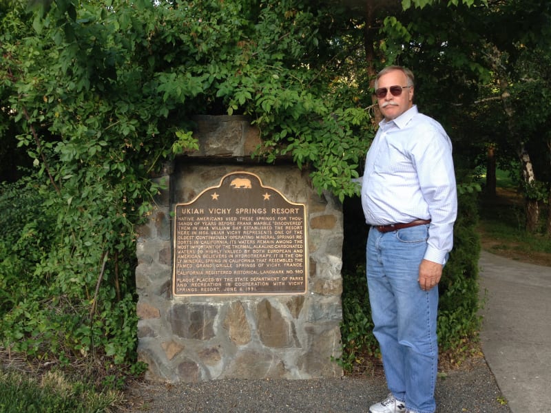 NO. 980 UKIAH VICHY SPRINGS RESORT -  Marker