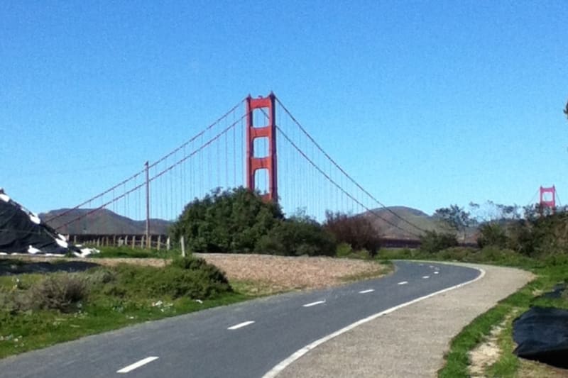 NO. 974 GOLDEN GATE BRIDGE - View from Chrissy Field, San Francisco