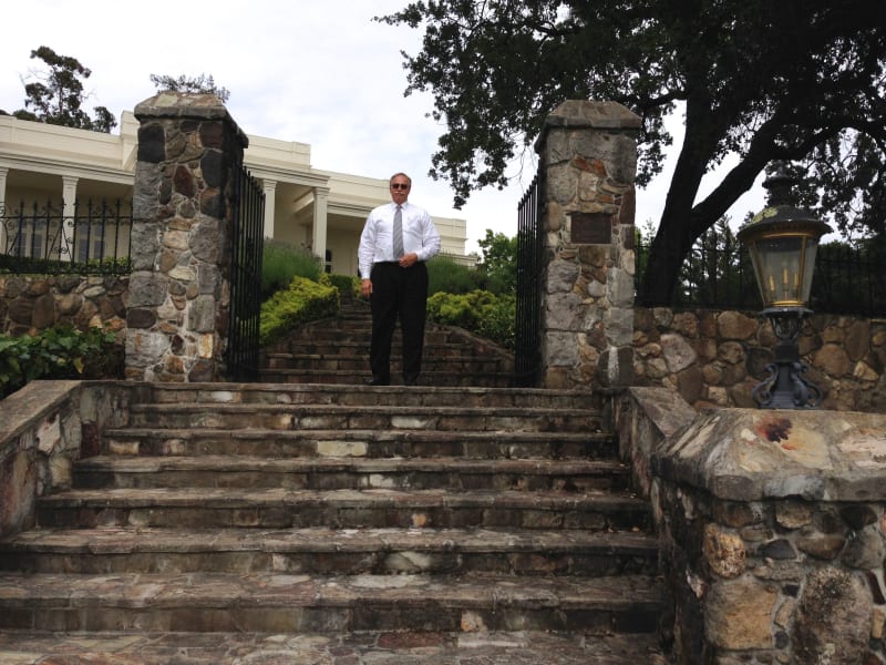 NO. 392-1 SITE OF HARASZTHY VILLA - Front steps