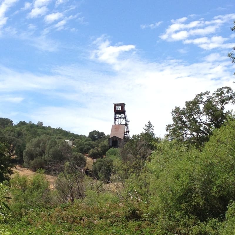 NO. 118 JACKSON GATE - View of the Argonaut Mine from Jackson Gate