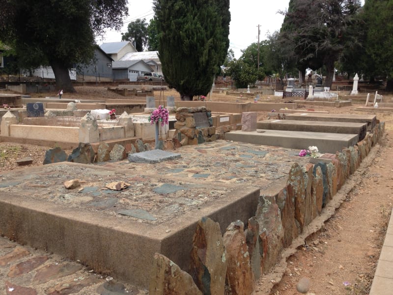 NO. 786 ARGONAUT AND KENNEDY MINES - Graves of miners killed in disaster.