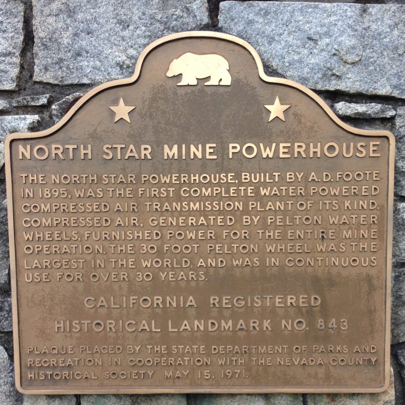 NO. 843 NORTH STAR MINE POWERHOUSE - State Plaque