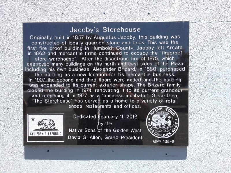 NO. 783 JACOBY BUILDING - Jacoby Building Plaque