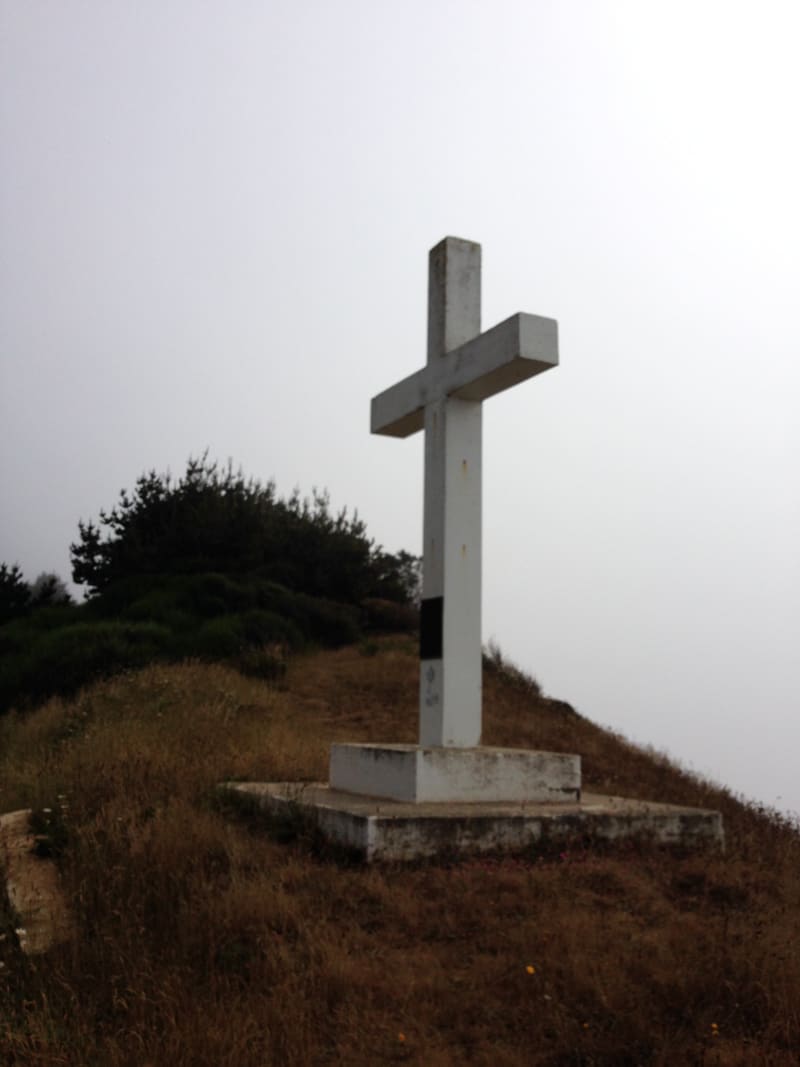 NO. 173 CENTERVILLE BEACH CROSS - Private plaque on cross