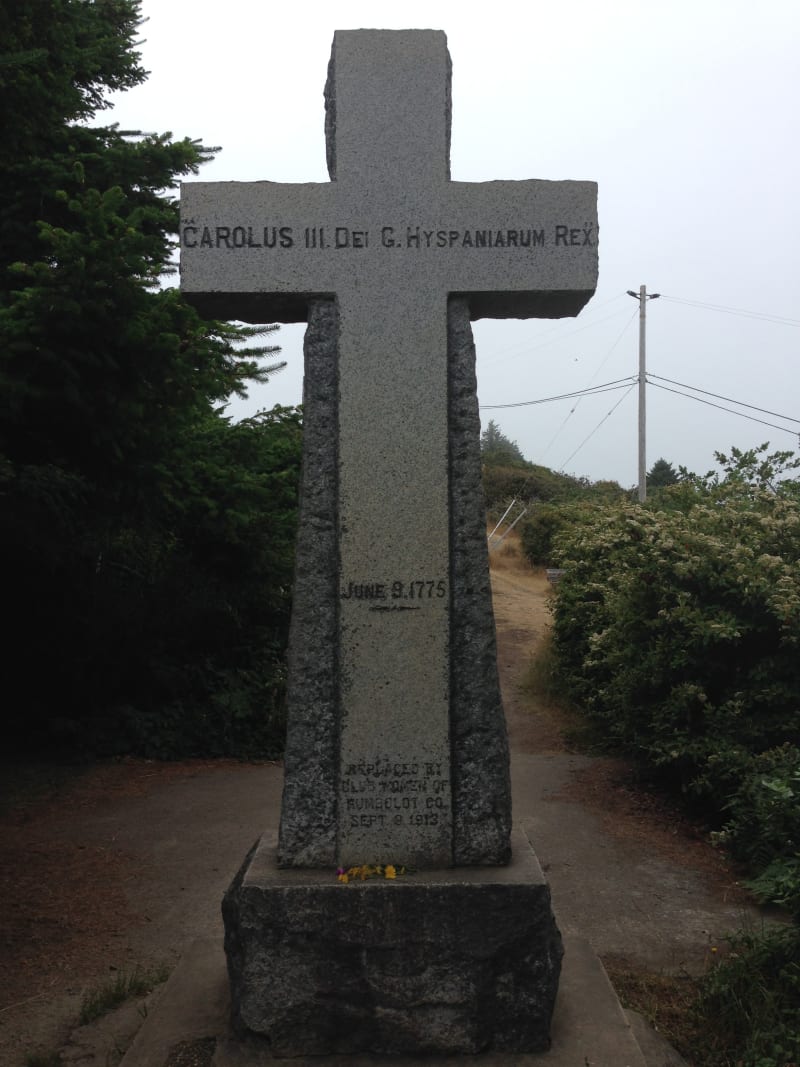 NO. 146 TRINIDAD HEAD - Replica of Cross placed in 1775