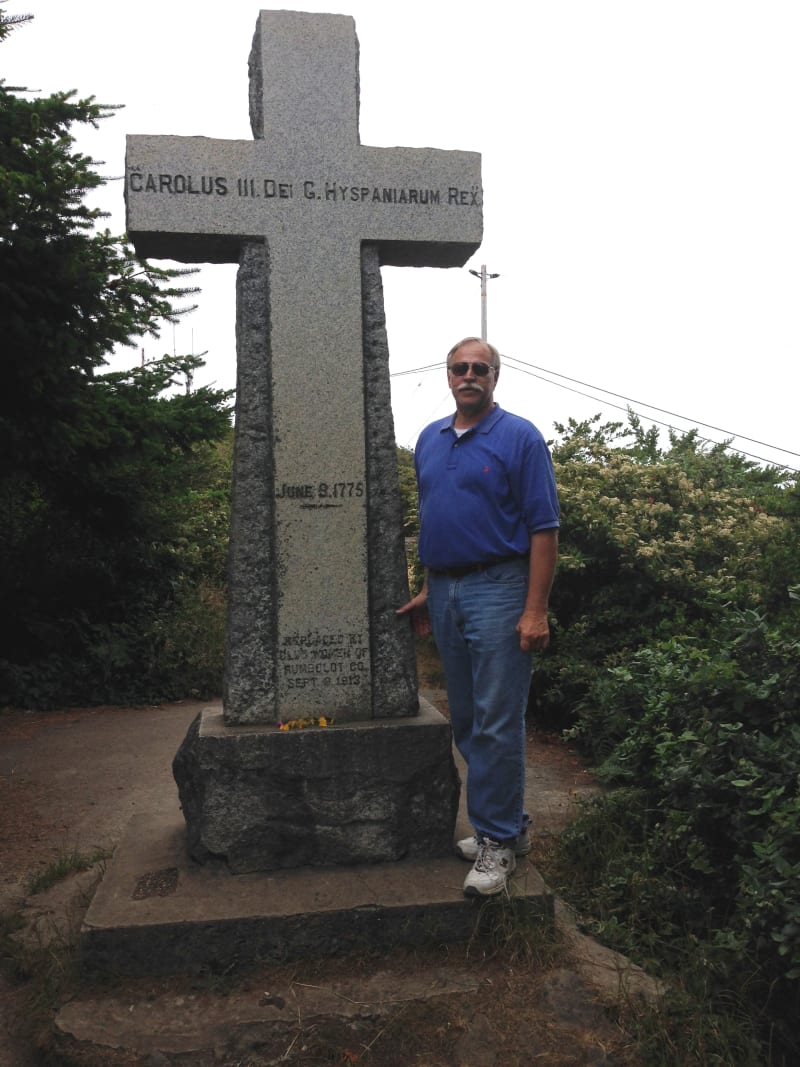 NO. 146 TRINIDAD HEAD - Replica of Cross placed in 1775