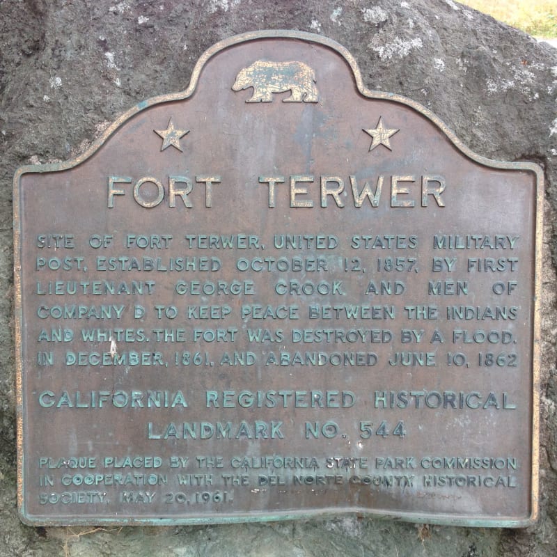 NO. 544 FORT TER-WER - State Plaque