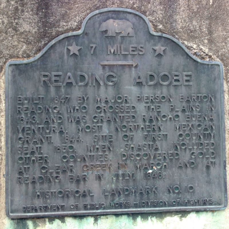 NO. 10 READING ADOBE - Second Plaque