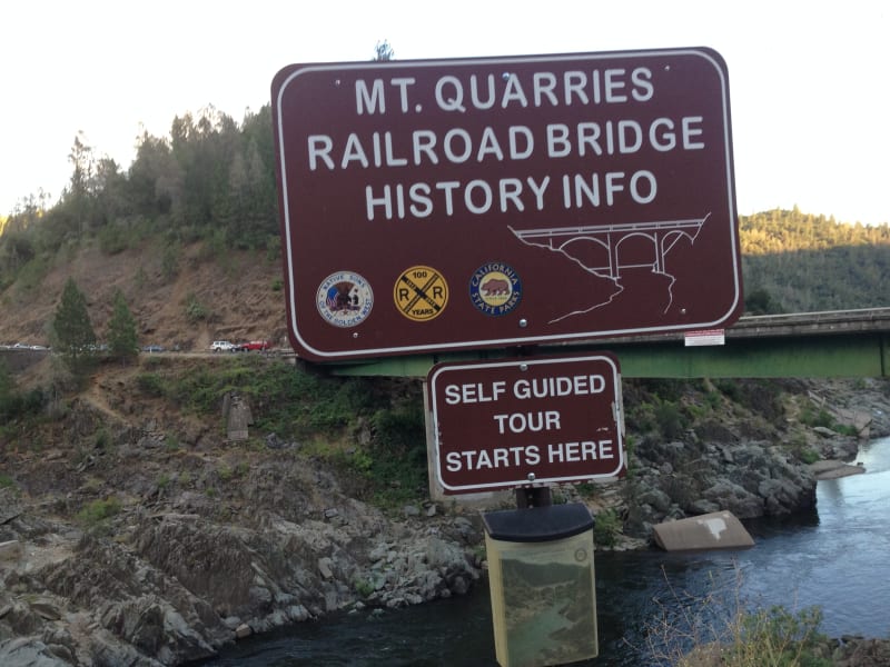 No. 1051 Mountain Quarries Railroad Bridge  (Placer side)