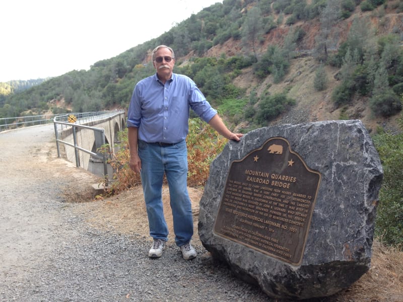 No. 1051 Mountain Quarries Railroad Bridge - Marker (El Dorado)