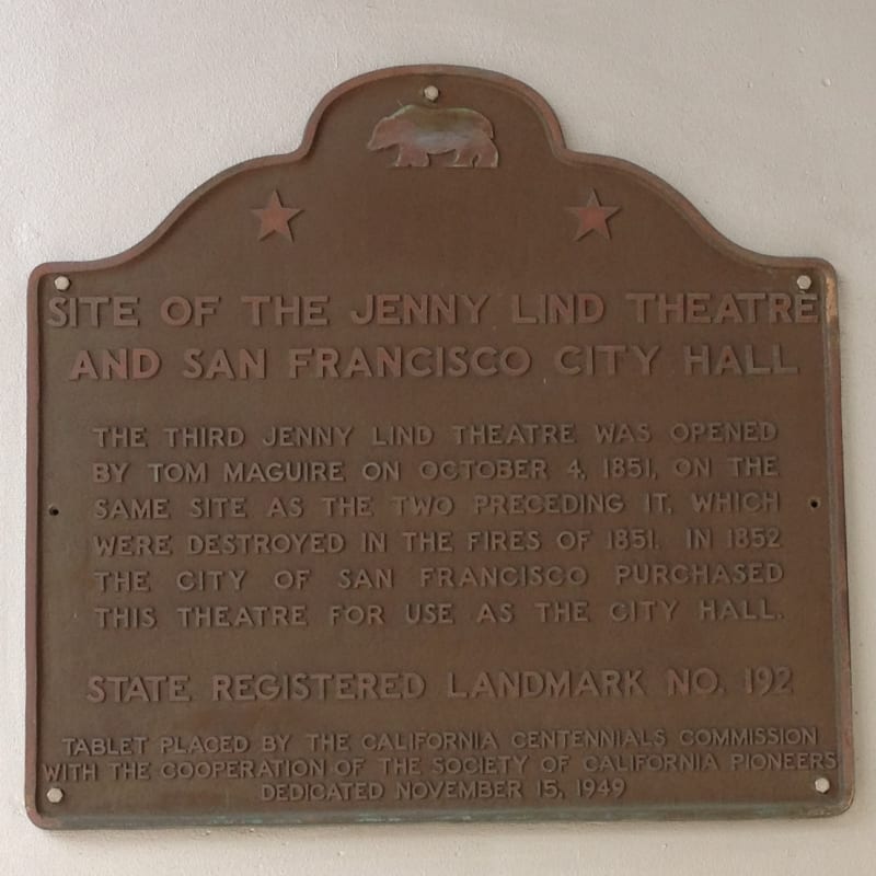 NO. 192 EL DORADO, PARKER HOUSE, AND DENNISON'S EXCHANGE - Plaque