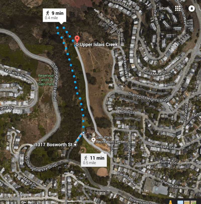 NO. 1002 SITE OF THE FIRST DYNAMITE FACTORY IN UNITED STATES - Trail Map