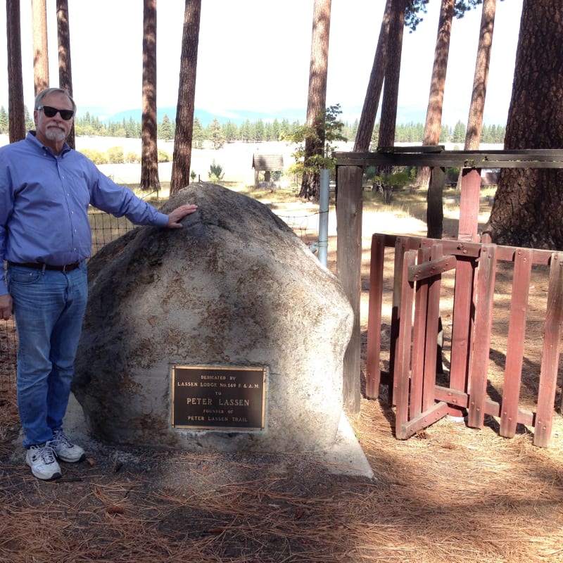 NO. 565 PETER LASSEN GRAVE - Marker